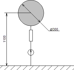 Заряд металлического шара через токоограничивающий резистор