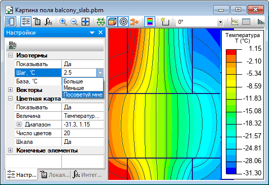 Постпроцессор ELCUT 7.0