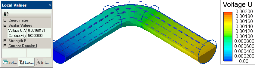 Bent copper wire electrical resistance